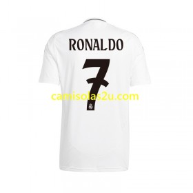 Camisolas de futebol Real Madrid Cristiano Ronaldo 7 Equipamento Principal 2024/25 Manga Curta